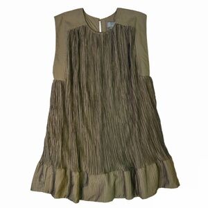 Anthropologie Cap-Sleeve Babydoll Mini Dress Bohemian Fairy Grunge